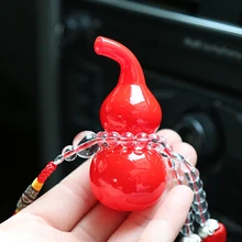 Красно-черный флакон духов, зеркало заднего вида для автомобиля, подвеска для автомобиля, аксессуары для стайлинга автомобиля, украшение автомобиля