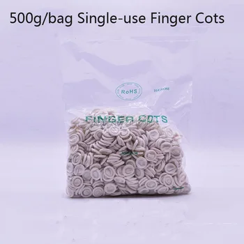 

500g/bag Single-use Finger Cots For Permanent Makeup & Body Tattoo Disposable Beauty Makeup Finger Cots Free
