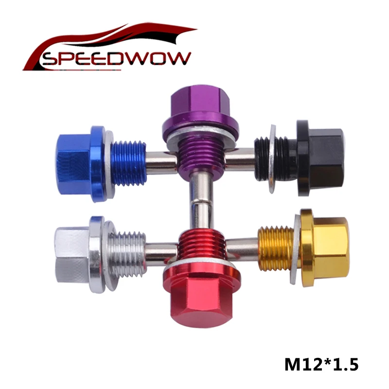 Магнитная дренажная масляная пробка SPEEDWOW M12 * 1 5 сливная для моторного масла
