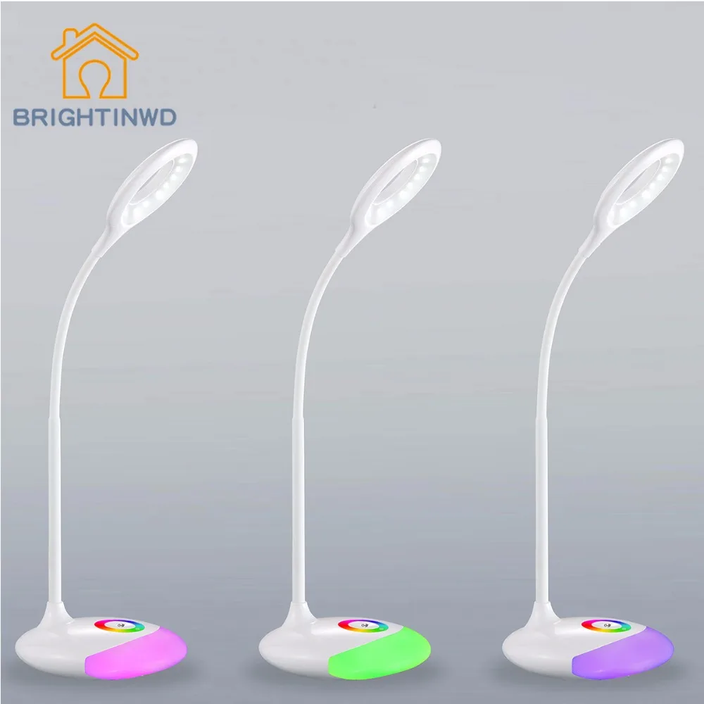 

Touch Switch LED Desk Lamp Adjustable Eye Protection Children Study Reading Dimmerble Rechargeable LED Table Lamp