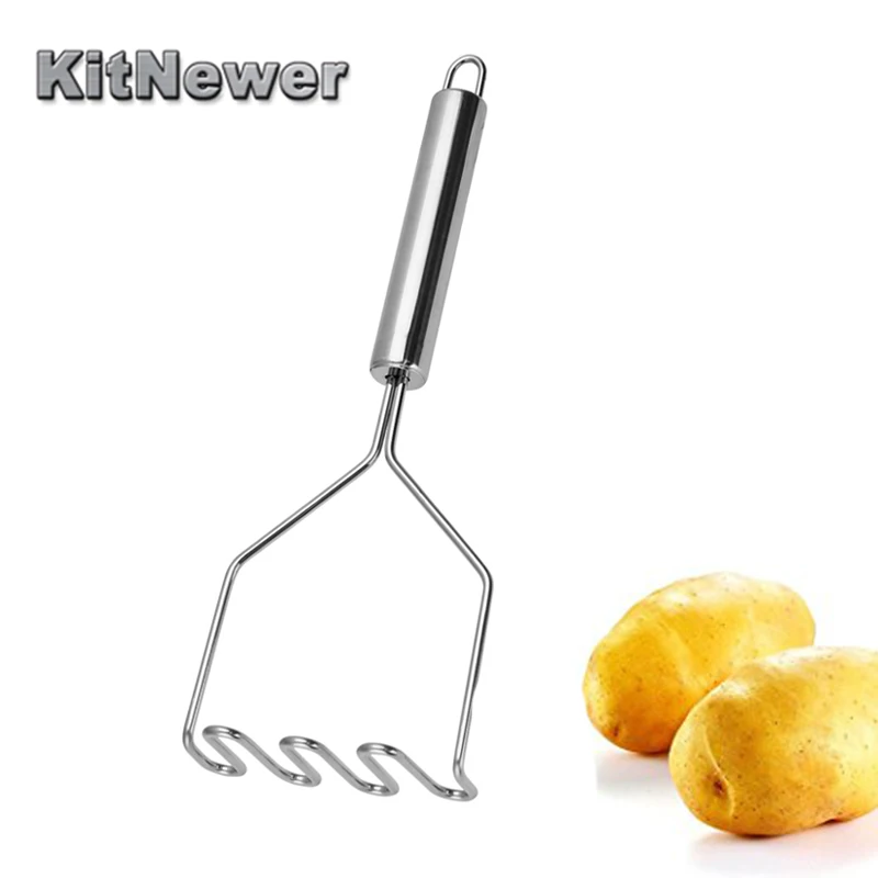 KITNEWER Kitchen Gadgets Stainless Steel Potato Mud Pressure Mud
