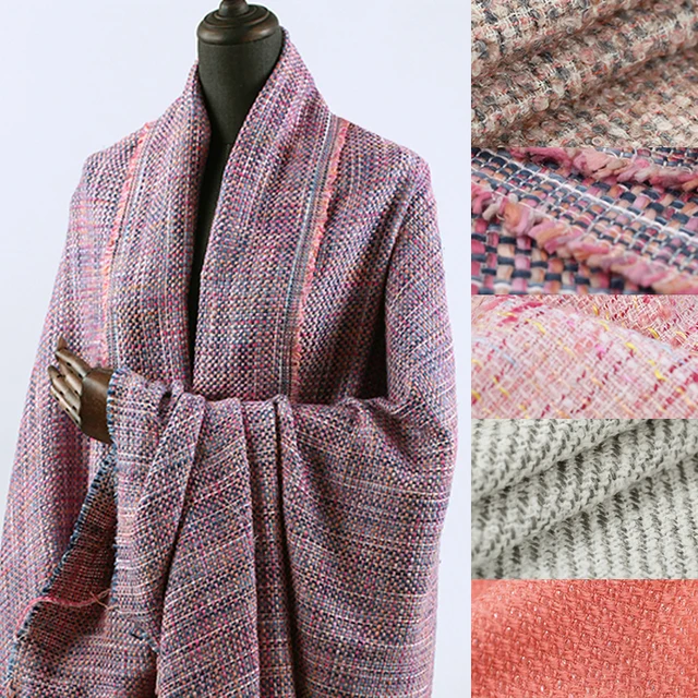 150CM Wide 450G/M Weight Blending Knitted Viscose & Polyester & Acrylic