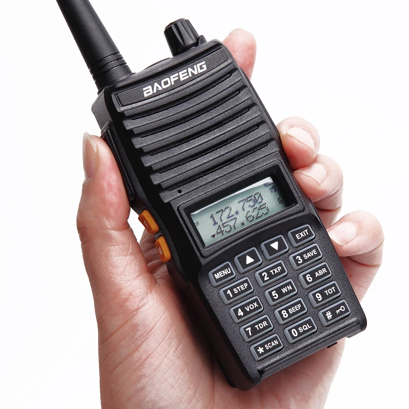 Baofeng UV-82 II Высокое Мощность 8 Вт Walkie Talkie обновление UV82 двойной 2 PTT Портативный ветчиной двухстороннее радио УКВ трансивер + гарнитура