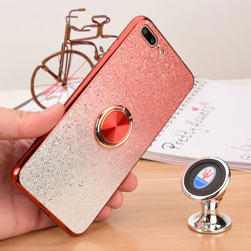 

Ring Magnetic Cover For iPhone XR Case shockproof For iPhone X 7 8 6 6S Plus Xs Max 360 luxury Case