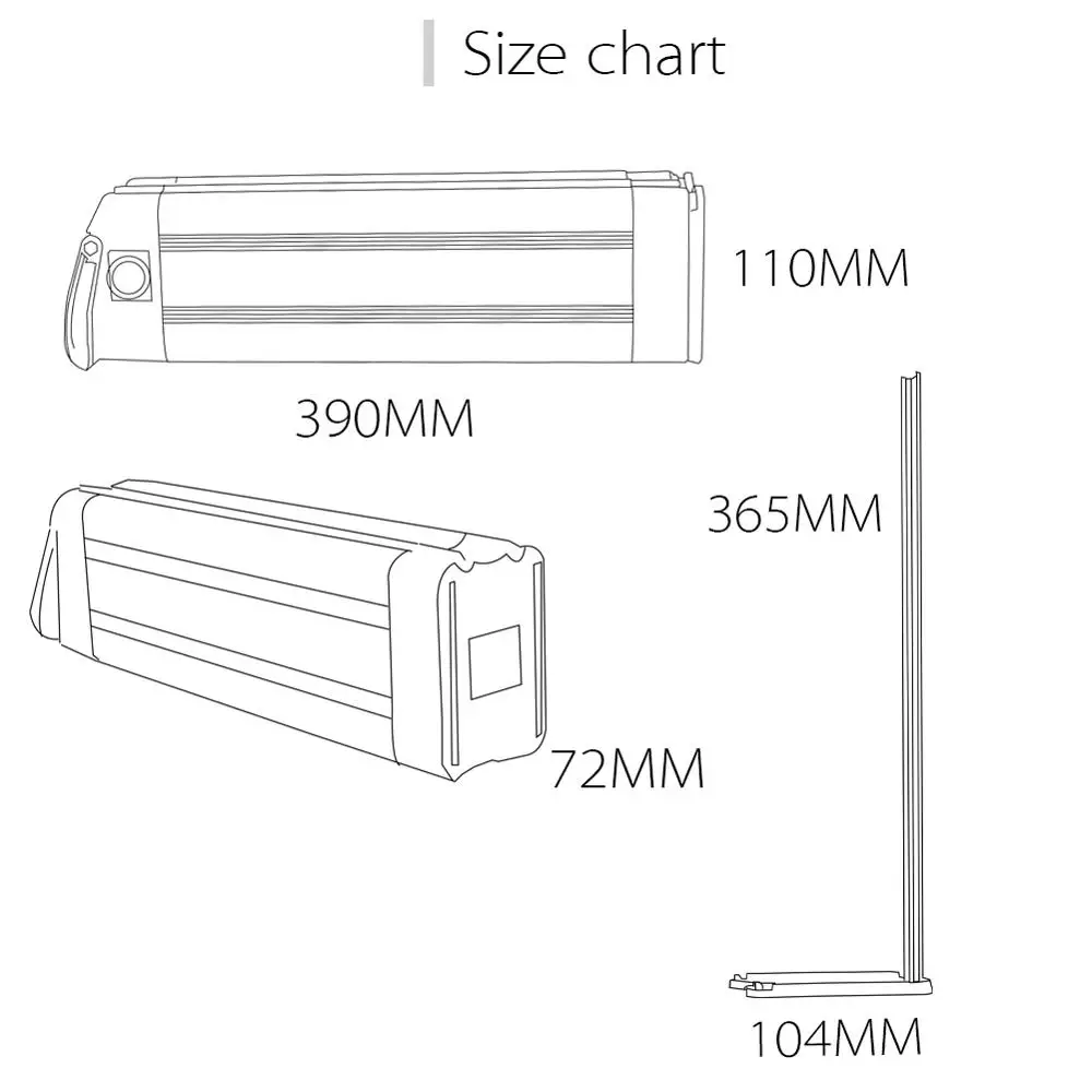Е-байка 36В Батарея 10.4Ah 18Ah литий-ионный Батарея посеребренный Аккумулятор для электрического велосипеда Батарея е-байка 36В 500 Вт 450 Вт 350 Вт 250 Вт Мотор Наборы