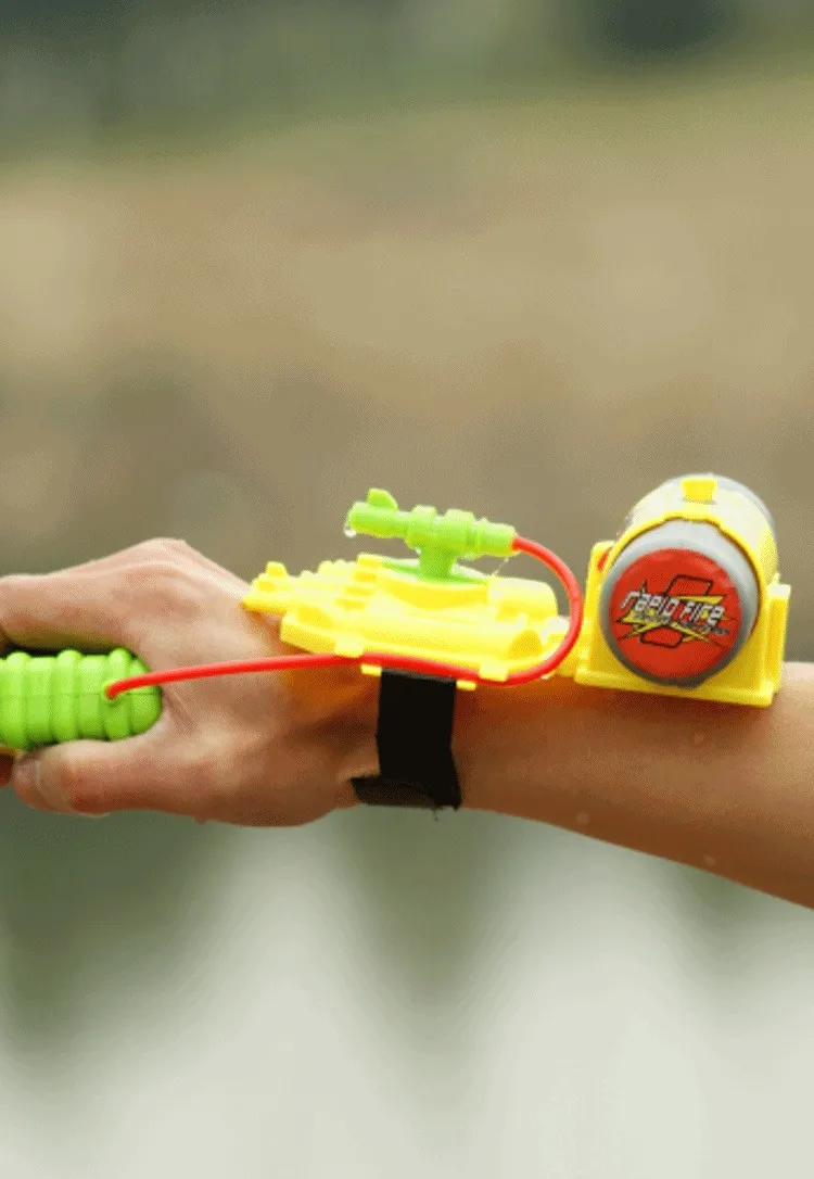 Летние детские плавательные игрушки воды ручной рюкзак водяной пистолет наручные пистолет пляжные игрушки для детей