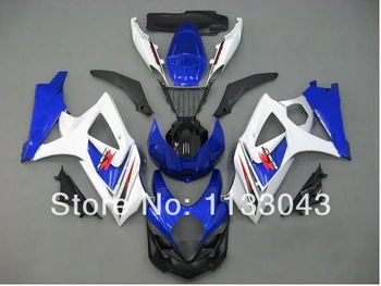 

7gifts Fairing For SUZUKI GSX-R1000 K7 07 08 Blue White D433 GSX R1000 GSXR 1000 NEW K7 07-08 GSXR1000 2007 2008 Body