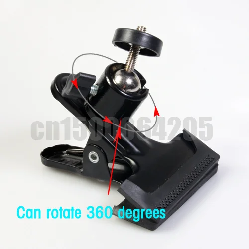 

Camera Clip Clamp Flash Reflector Holder Mount with Standard 1/4 Screw for Studio Backdrop Slr Digital Camera
