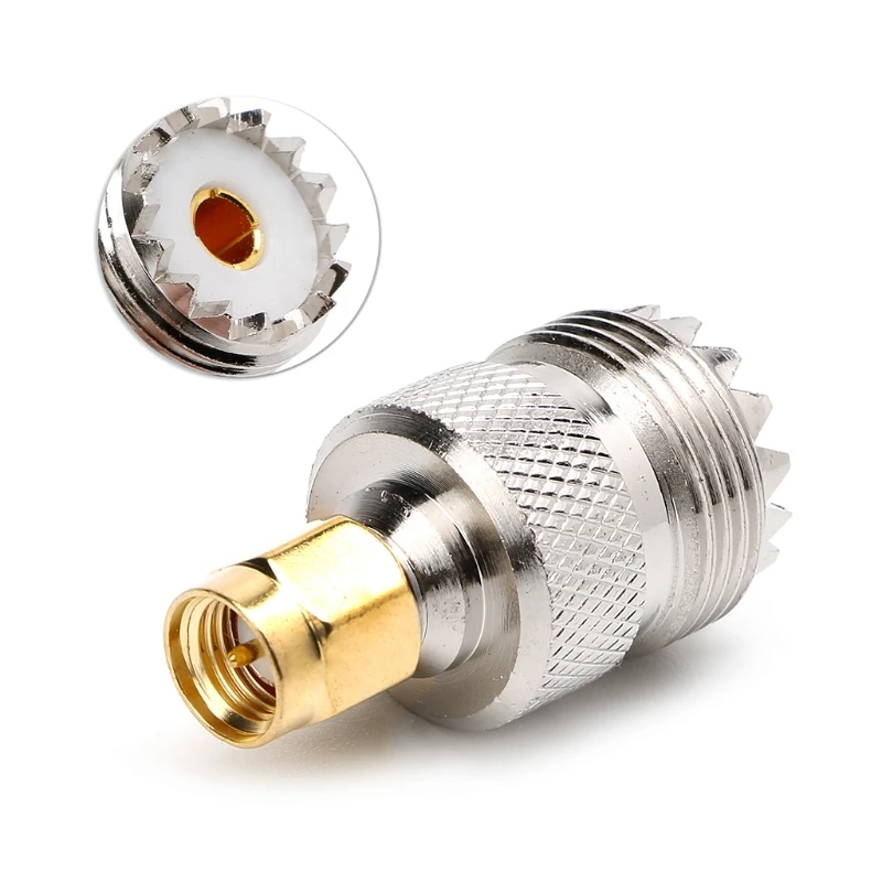

Hot Sale UHF SO-239 SO239 Female to SMA Male Plug Connector Coaxial Adapter