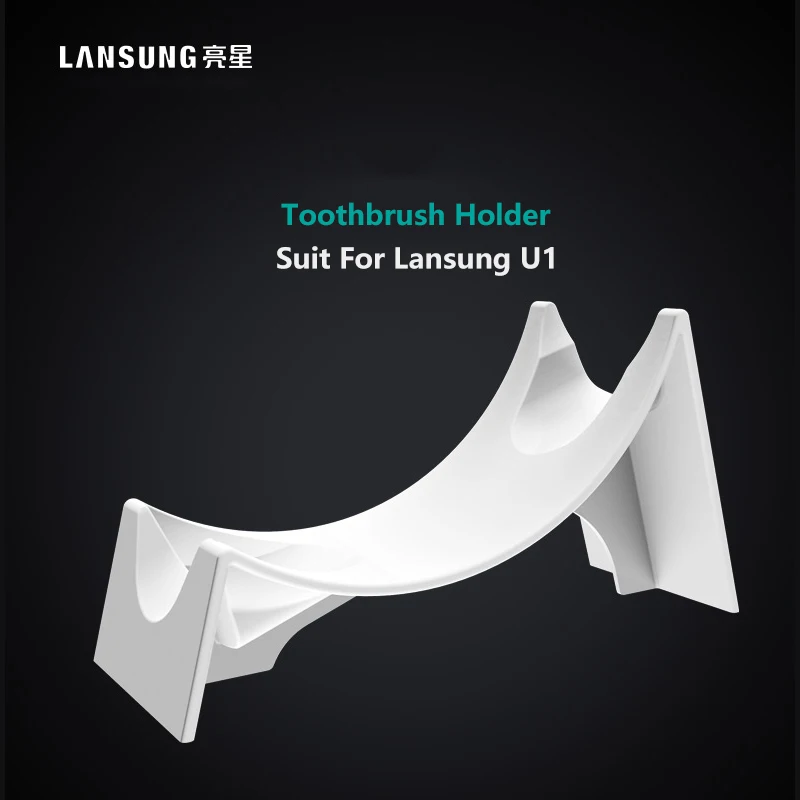 LANSUNG ультра Соник электрическая зубная щетка USB перезаряжаемые зубные щетки с 4 шт. сменные головки и 1 держатель зубной щетки
