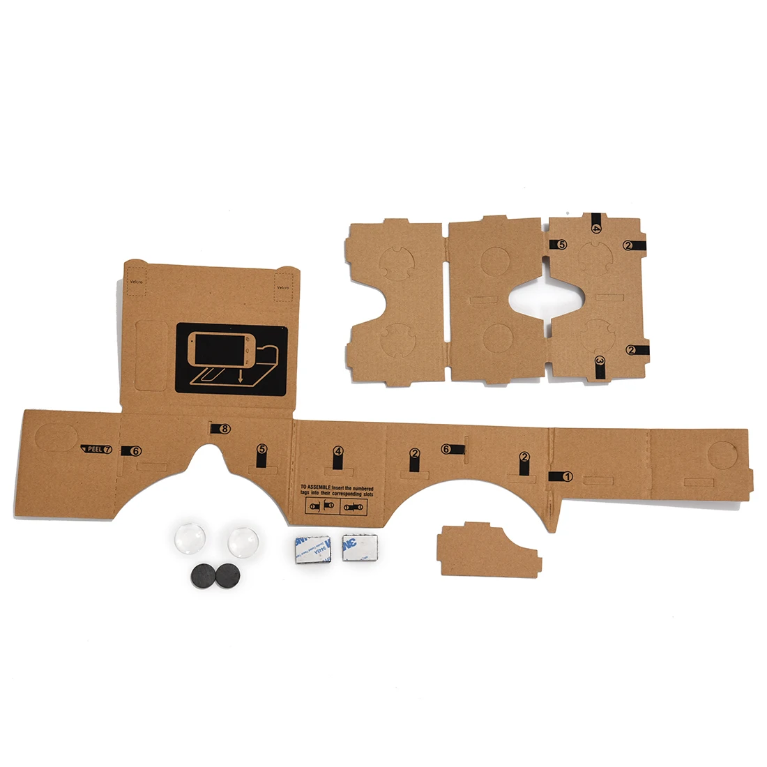 Top Deals Mobile phone cardboard quality font b 3D b font Virtual Reality font b Glasses