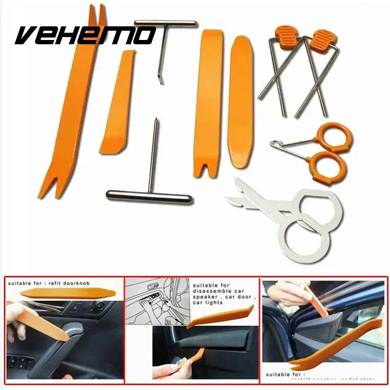 

12Pcs/set Car Panel Audio Refit Trim Removal Tools Set Kit Univesal Refitting