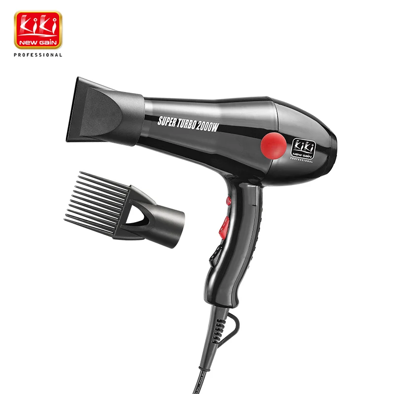 KIKI Professional AC motor Hair Dryer 2000W Super Turbo Hot sale PA housing styling tools hair