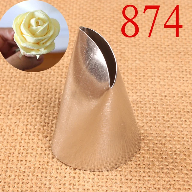 Product Review: #874 Large Size Rose Icing Piping Nozzles Cake Cream Decoration Tips