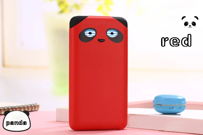 Дополнительный внешний аккумулятор с пандой 20000mAh mobile power мультфильм bank Внешний