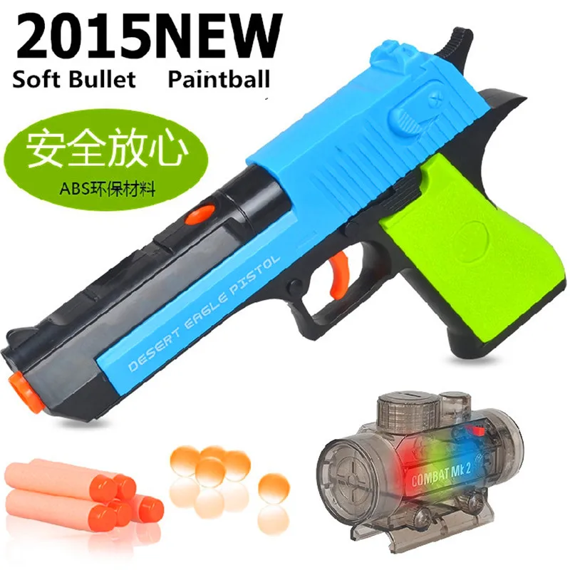 Buy Desert Eagle Toy Pistol Shooting Soft Bullet Water