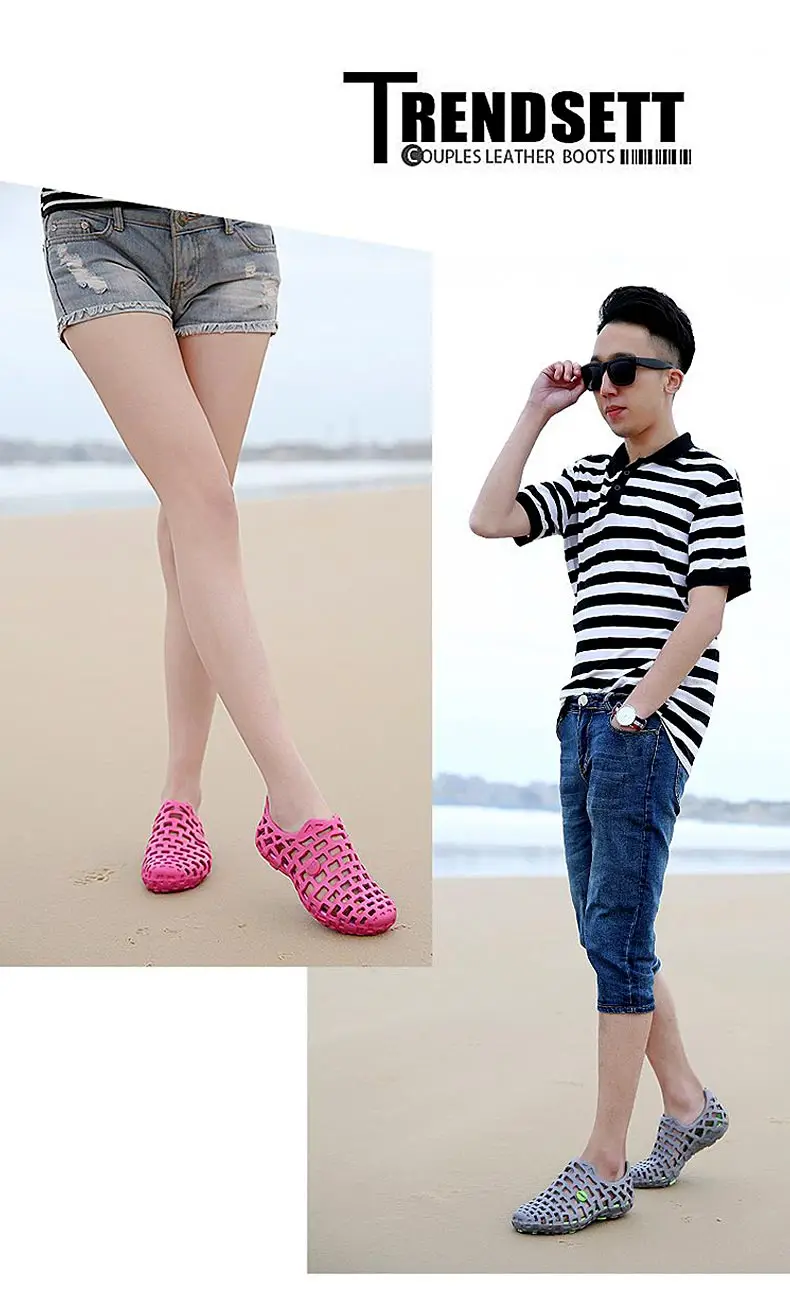 1 (40)Hollow Wading Shoes Breathable Aqua Shoes Beach Sandals Adult Slippers Sport Upstream Shoes Women Diving Socks 