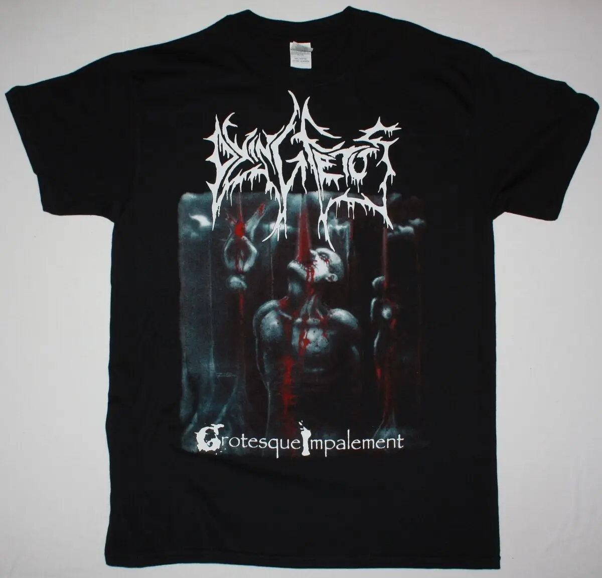 DYING FETUS GROTESQUE IMPALEMENT GRINDCORE NILE suffancation Новая Черная футболка мужские Забавные