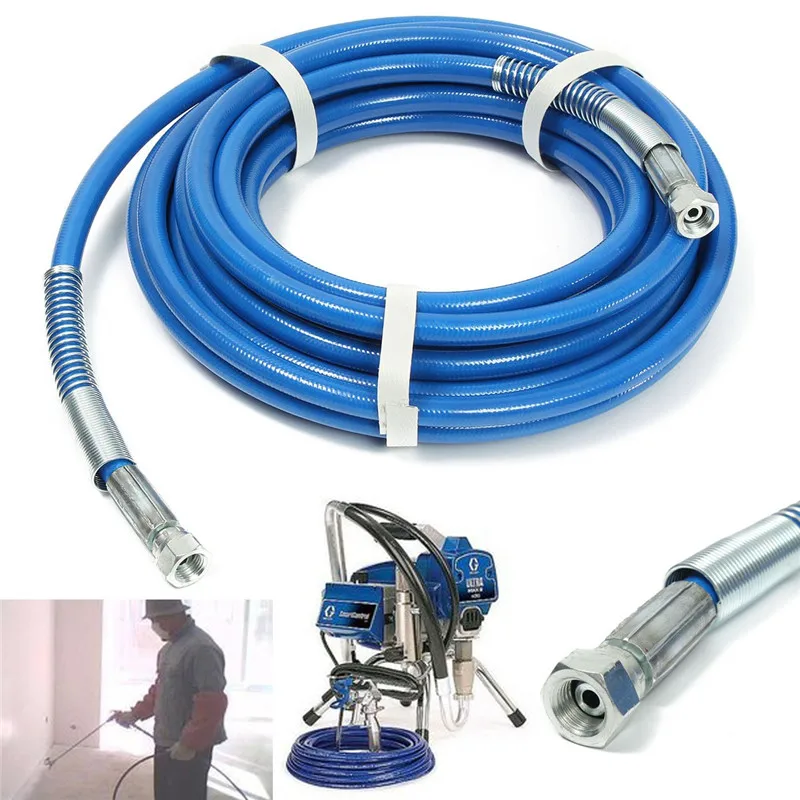 

High Pressure Pipe 10m 5000psi Airless Paint Spray Hose For Spary Gun Sprayer Water 50' x 1/4" Sprayer Airless Paint Hose