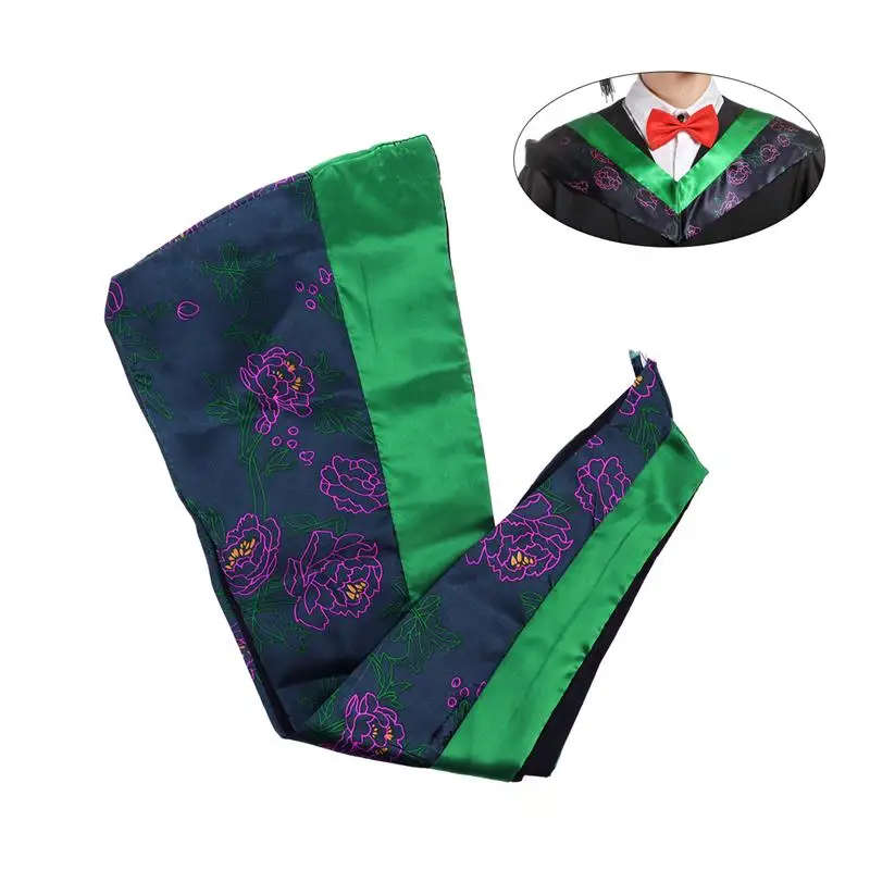 graduation gown and collar