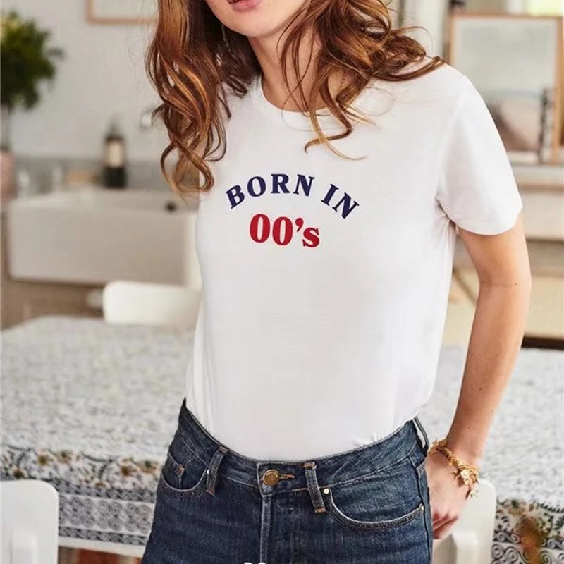 80s white shirt and jeans
