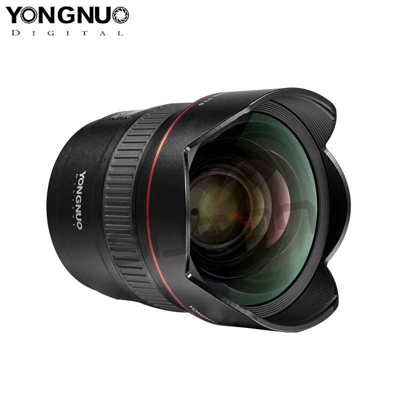 Объектив Yongnuo YN14mm F2.8 AF MF Автофокус ультра-широкий объектив Anglr Prime для камеры Canon 5D Mark III IV 6D 700D 80D 70D