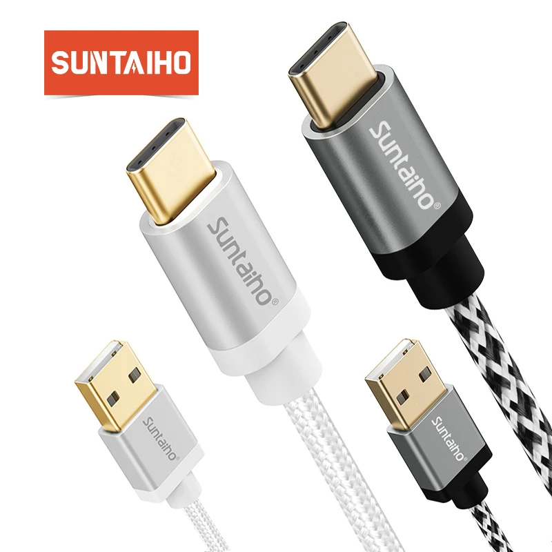 Suntaiho usb type C кабель 3 1 для xiaomi mi 9 зарядное устройство Быстрая зарядка 3A oneplus 6 samsung s9