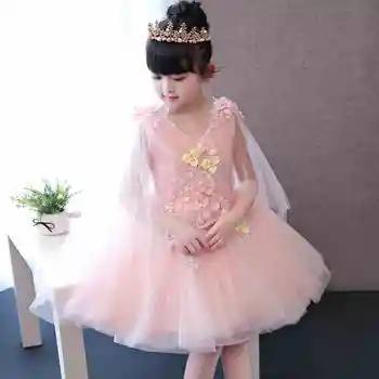 

High quality children's dress girls wedding dress princess dress piano piano show costumes flower fairy flower girl dress
