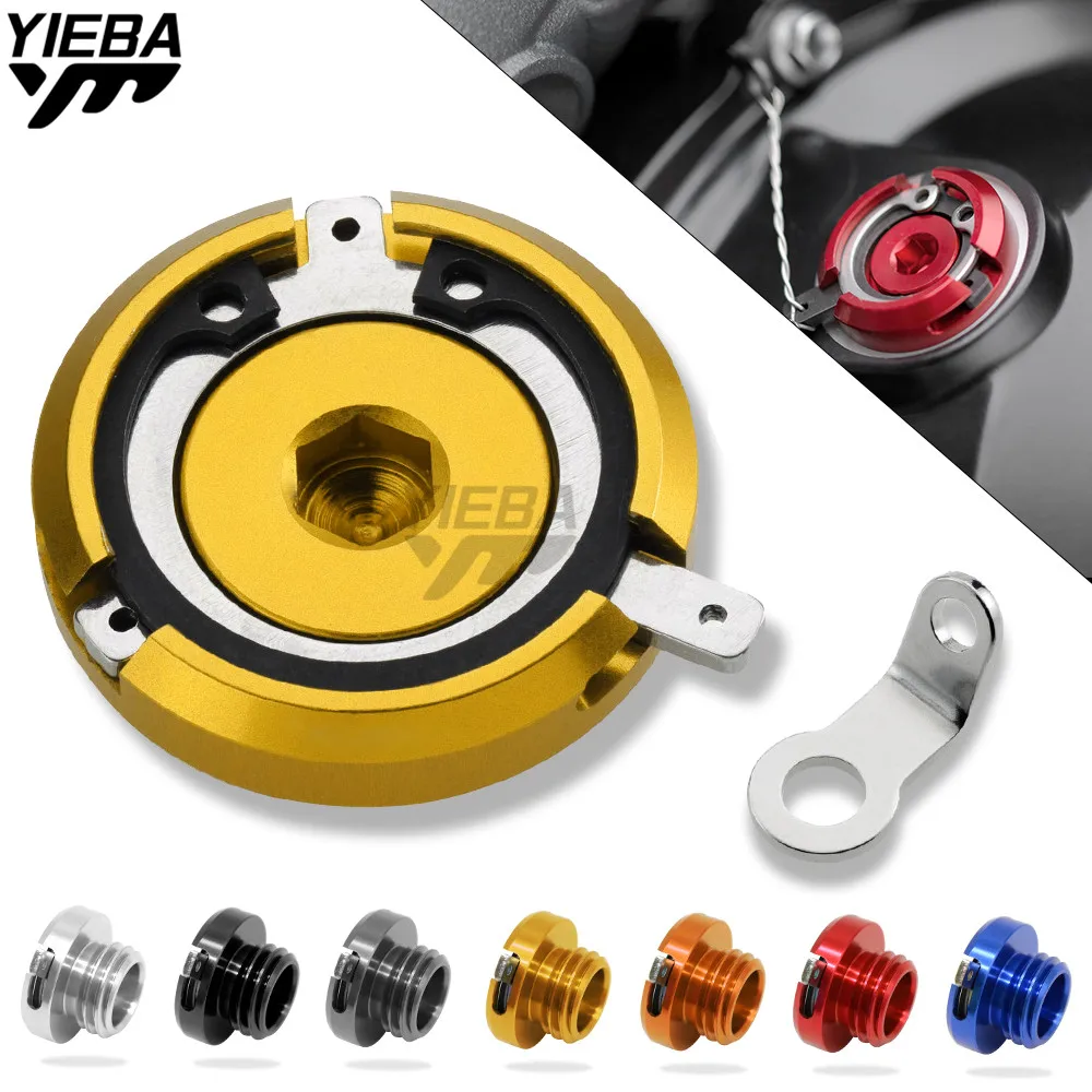 

M20*2.5 Motorcycle Engine Oil Filter CoverCap FOR ducati Monster 1100S 2009 Hypermotard 796 2010 2011 Honda CB599 CB600 HORENT