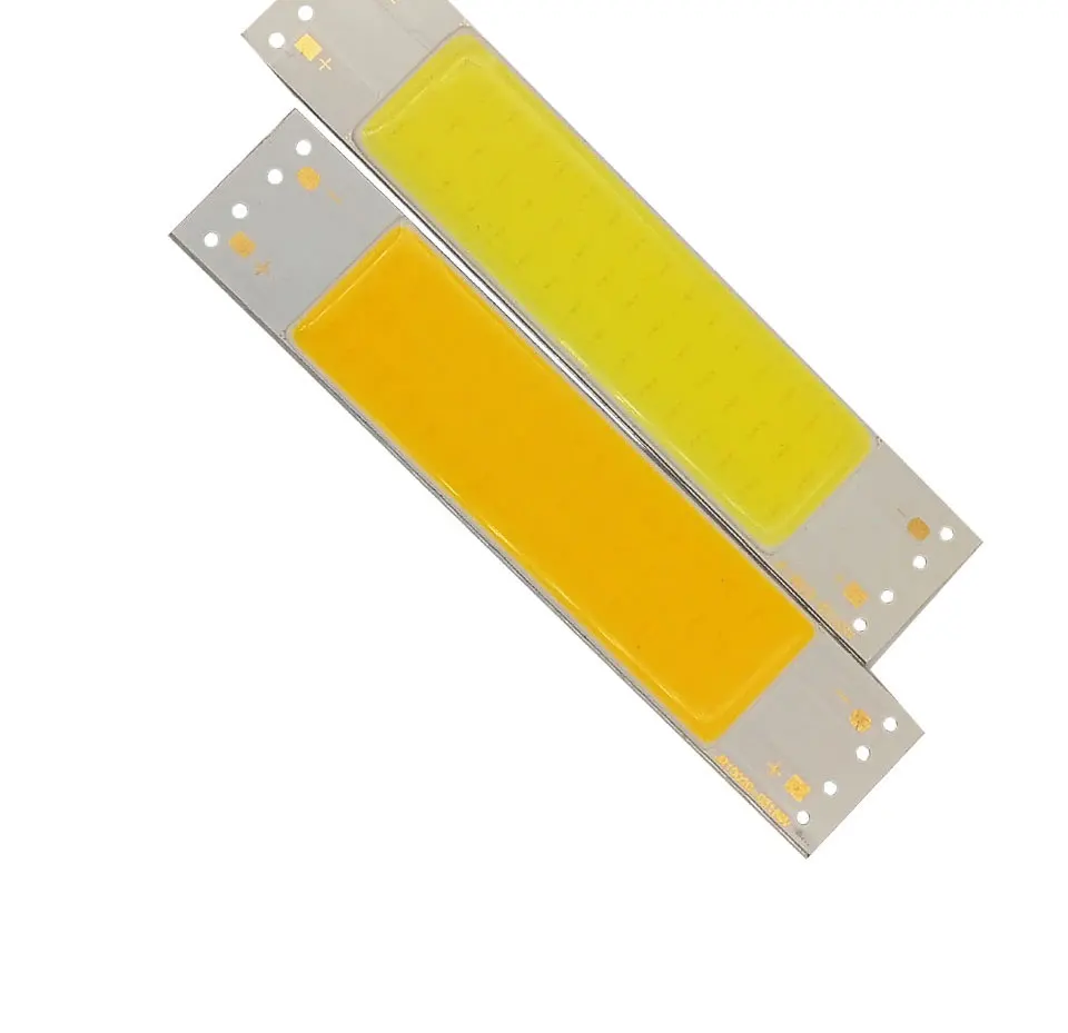 warm cold white 3w COB led strip 9v DC led light lamp bulb chip on baord (4)