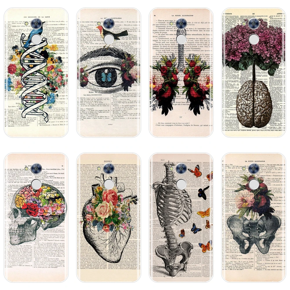 

TPU Soft Back Cover For Huawei Honor 4X 5A 5X 6 6X Skull Flower Heart Eye Phone Case Silicone For Huawei Honor 4C 5C 6C 6A Pro