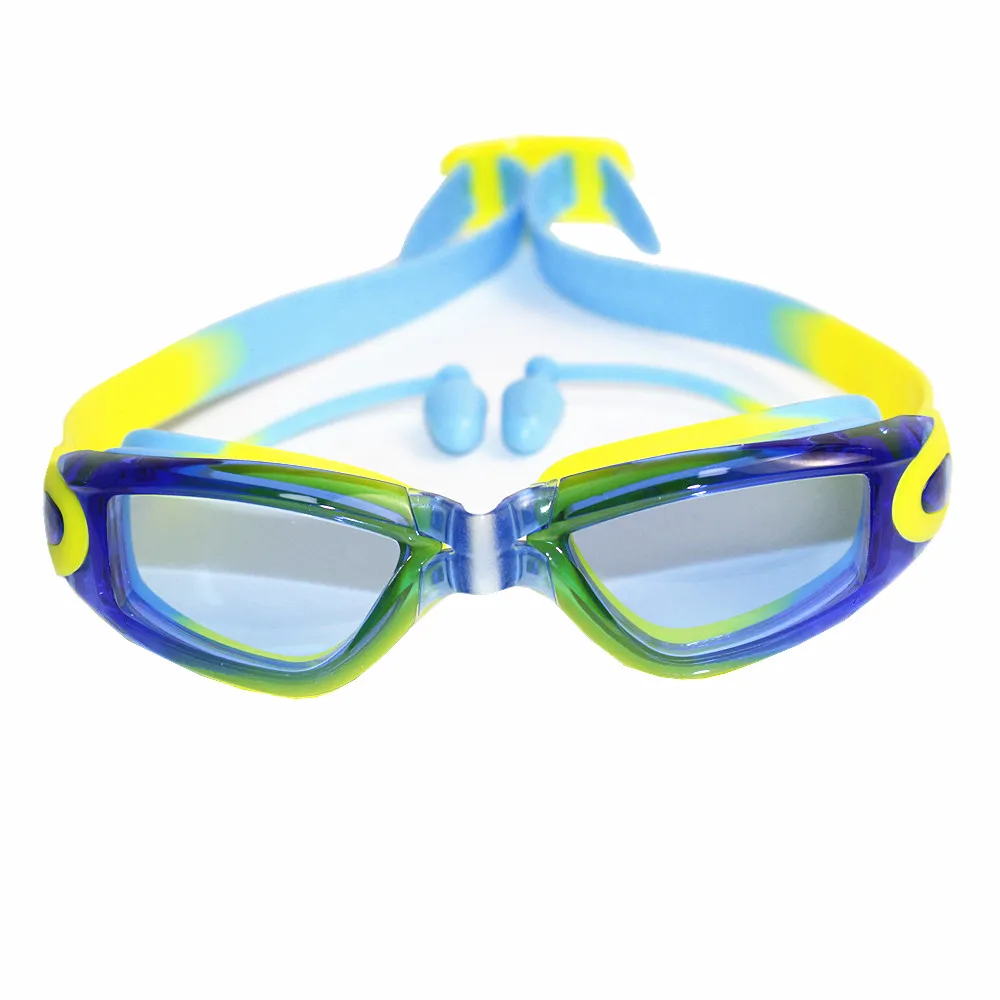 Professional Silicone Swimming Goggles Anti-fog UV Swimming Glasses With Earplug for children Transparent Sports Eyewear Professional Silicone Swimming Goggles Anti-fog UV Swimming Glasses With Earplug for children Transparent Sports Eyewear