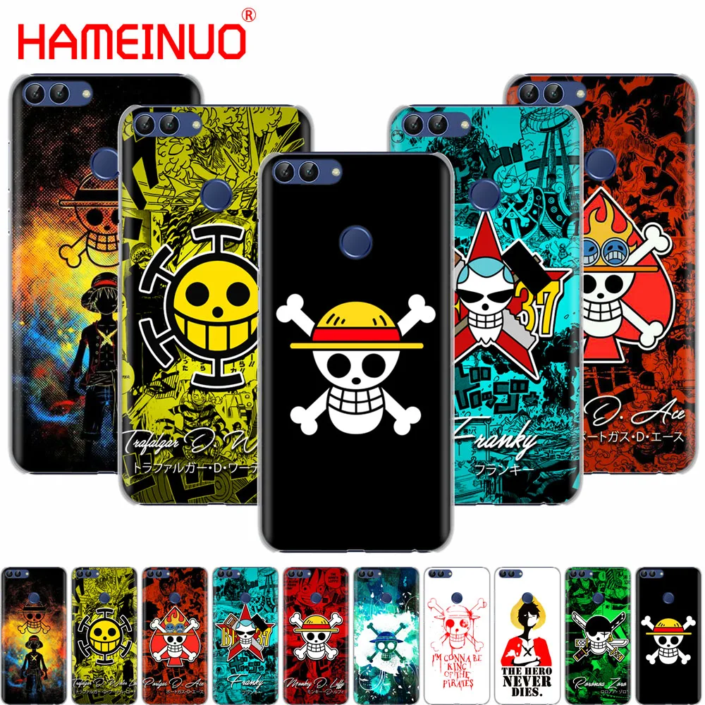

HAMEINUO one piece Pirates logo Anime cell phone Cover Case for huawei Honor Y5 7C Y625 Y635 Y6 Y7 Y9 2017 2018 Prime PRO