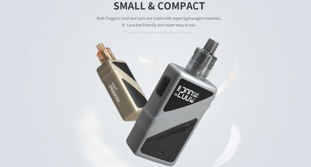 Original Electronic Cigarettes Smoant Taggerz Kit Dual Battery 200w Box Mod Kit with 0.2ohm Taggerz Disposable Tank Vaporizer 01 (12)