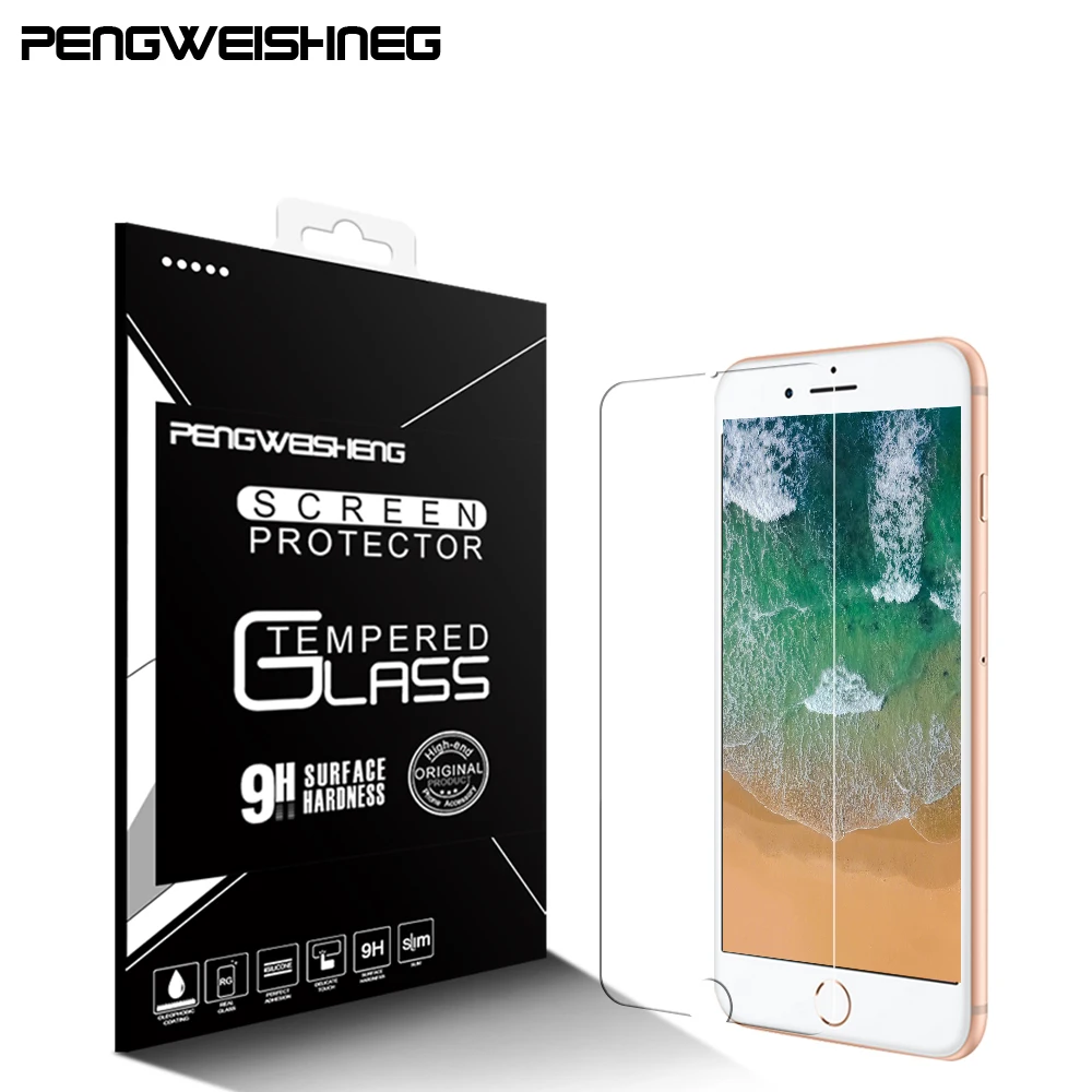Ultra-thin Premium Tempered Glass For iPhone 8PLUS Screen Protector For iPhone 8 8PLUS Protection Film Glass (Not Full Cover)
