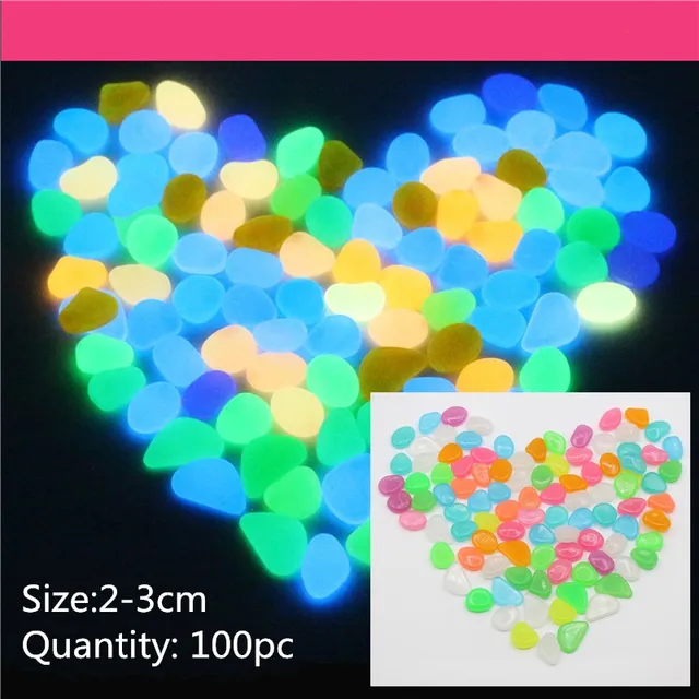 100pc plastic night gypsum christmas decoration new year decoration villa gardening garden luminous stone decoration 11colors - Garden Gypsum 100pc plastic night gypsum christmas decoration new year decoration villa gardening garden luminous stone decoration 11colors - Garden Gypsum