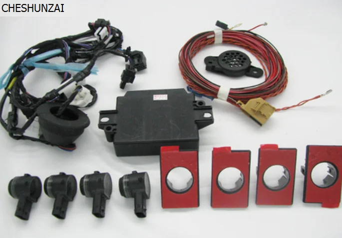 

CHESHUNZAI Rear OPS 4K Park Pilot 4 Parking Sensors Kit For VW Polo 2011+