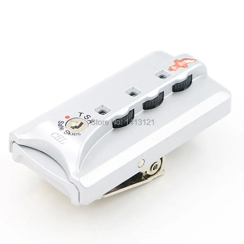 

free shipping ABS Customs TSA lock Trolley Case lock box part fixed lock DIY handmade Luggage suitcase coded lock