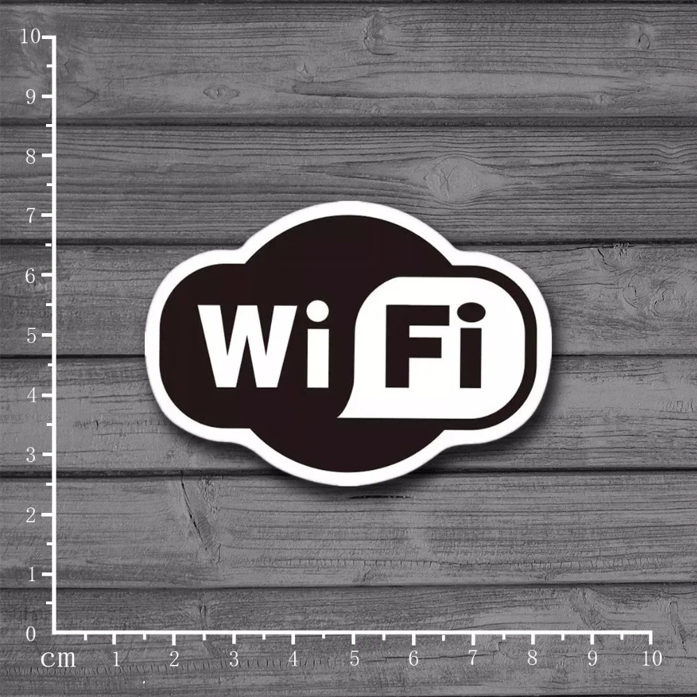 

WIFI Signal Logo Cool Sticker for Car Laptop Luggage Fridge Skateboard Graffiti Notebook Scrapbook PVC Stickers Kid Toy