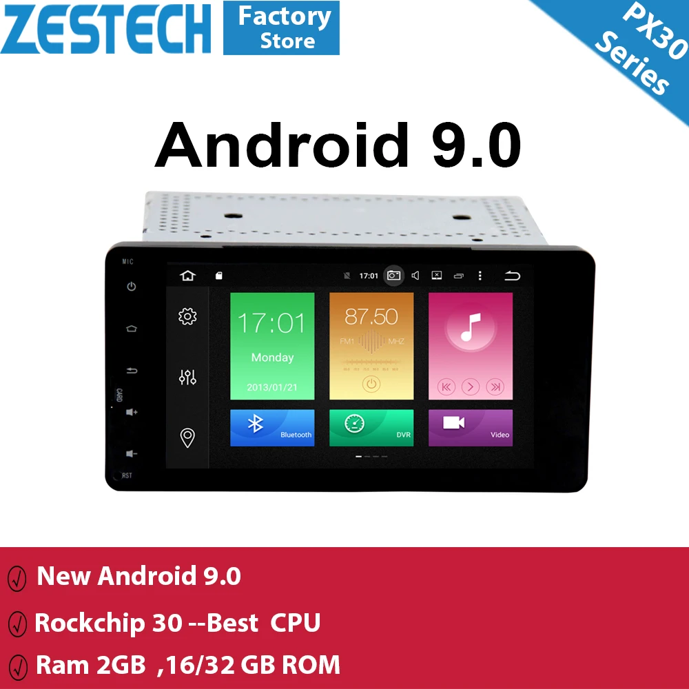 

1 Din Android 9.0 car radio gps dvd for Mitsubishi OUTLANDER LANCER ASX car headunit multimedia support steering whell control