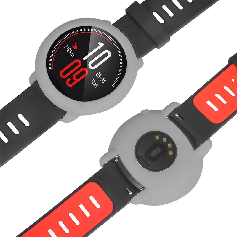 Новые модные силиконовые чехлы для xiaomi huami amazfit pace чехол для смарт часов мягкая оболочка защитная рамка