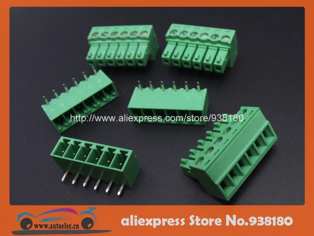 pitch3.81mm 6p right angle pin  pcb connector 01 