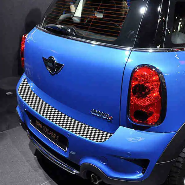 MINI Cooper задний стикер защитный бампер хвост высокое качество печатные наклейки