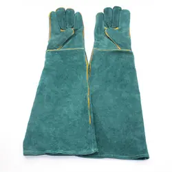 CHFL 1 пара длины 60 см износостойкие теплоизоляционные сварочные высокотемпературные защитные перчатки против царапин
