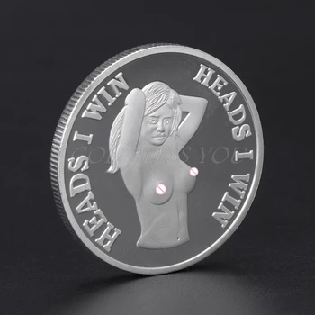 

Commemorative Coin Sexy Women Lady Body Gold Silver Collection Art Gift Souvenir Drop Shipping