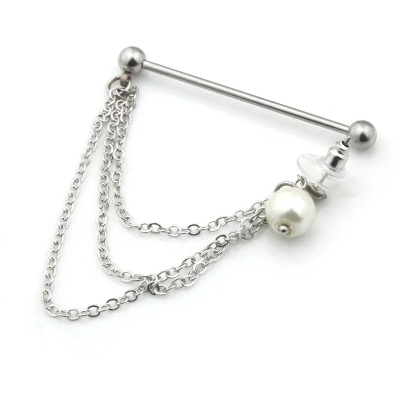 PE0185 free shipping 10pc/lot steel 14G industrial bar fashion body