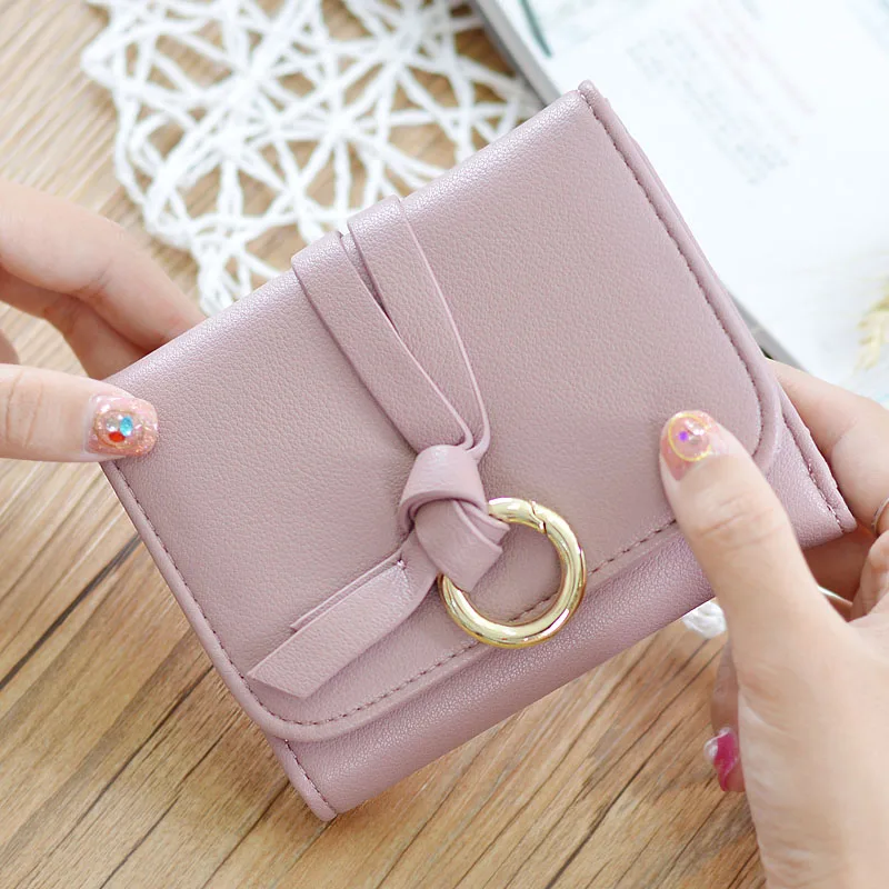 

2019 New Wallet Mini Wallet Female Short Style Student's Simple Hundred-Pick Female Wallet