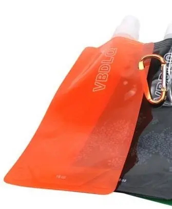 NEW Collapsible Kettle Sports Water Bottles Portable Folding Bag Free shipping |
