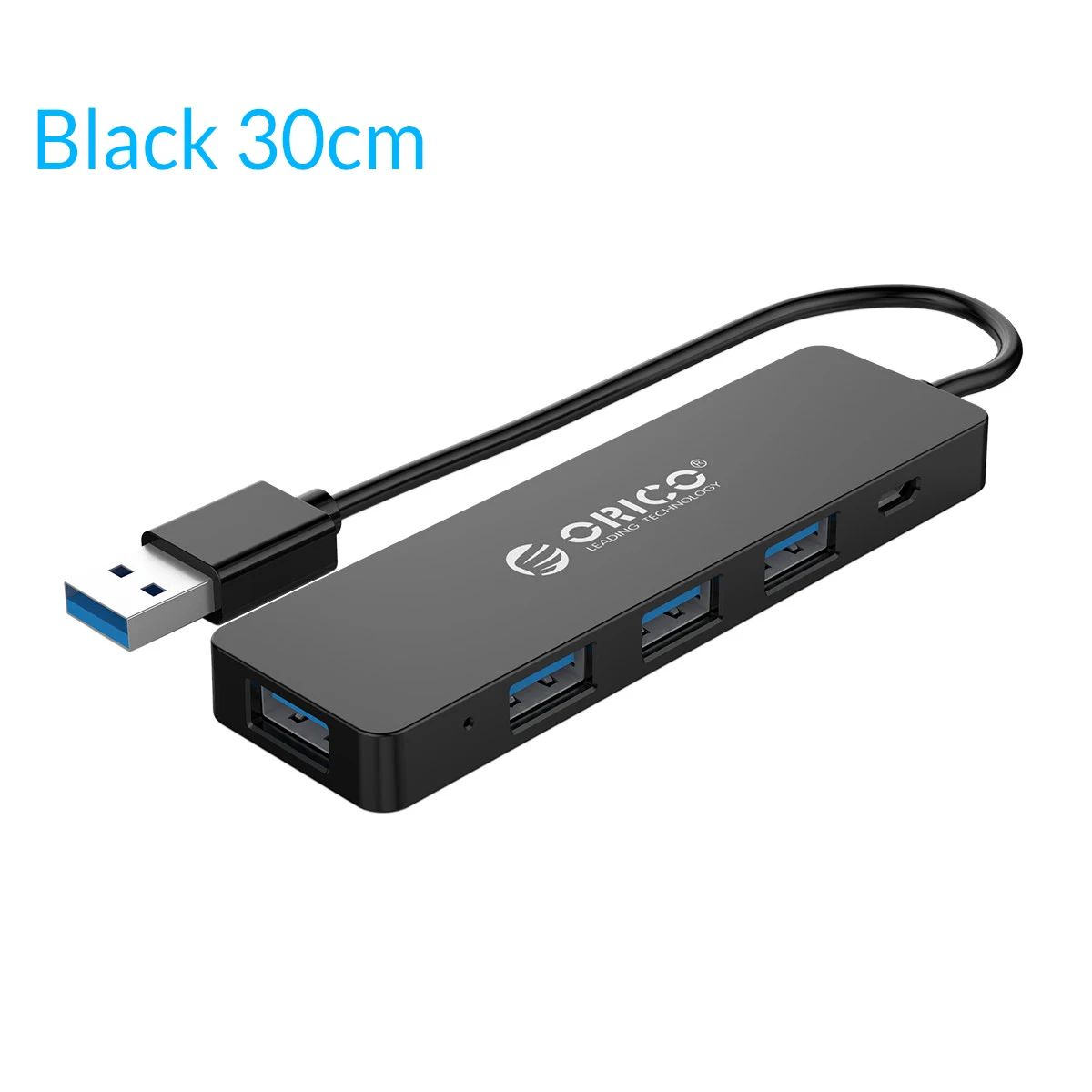 ORICO USB3.0 концентратор 5 Гбит/с 4 порта Мульти USB разветвитель OTG адаптер с интерфейсом питания для ПК MacBook ноутбук планшет компьютер