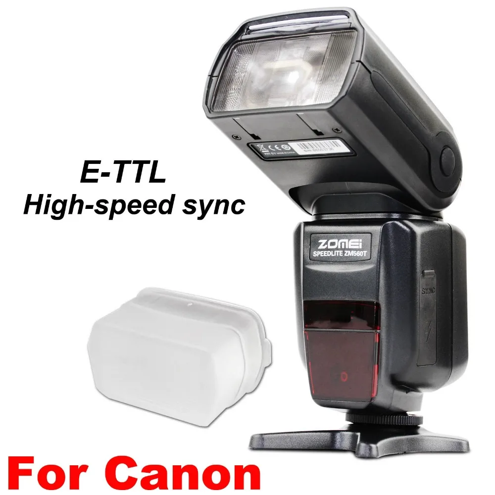 Новинка Zomei ZM560T Профессиональная высокоскоростная фотовспышка фонарик для Canon 5D